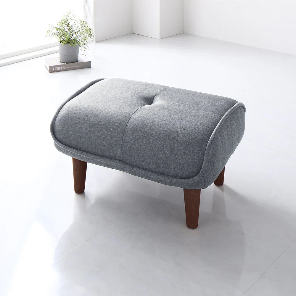 日本製 ポケットコイル オットマン単品 ファブリック生地 グリーン - Image 20