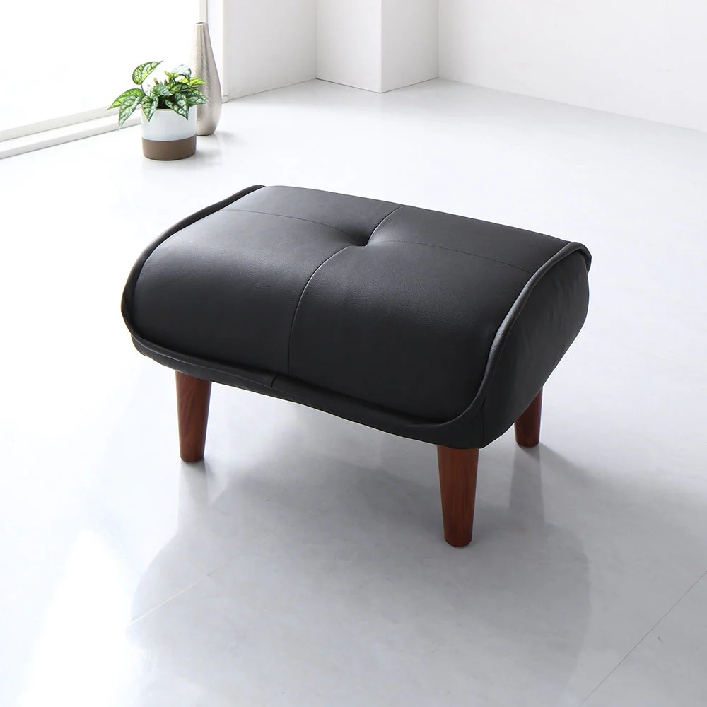 日本製 ポケットコイル オットマン単品 ファブリック生地 インディゴブルー - Image 31