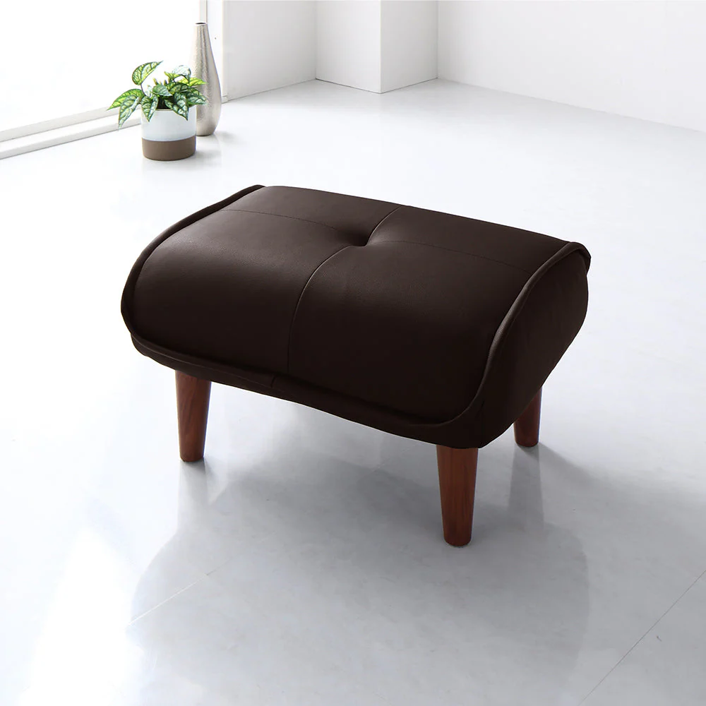 日本製 ポケットコイル オットマン単品 ファブリック生地 インディゴブルー - Image 33