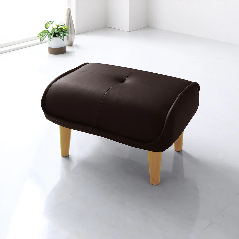 日本製 ポケットコイル オットマン単品 ファブリック生地 レッド - Image 32