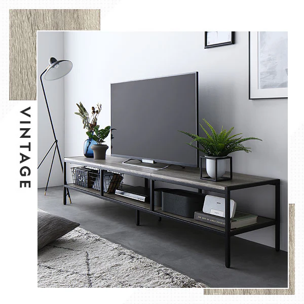 テレビボード単品（幅180cm） 『Rectico レクティコ』ヴィンテージ - Image 4