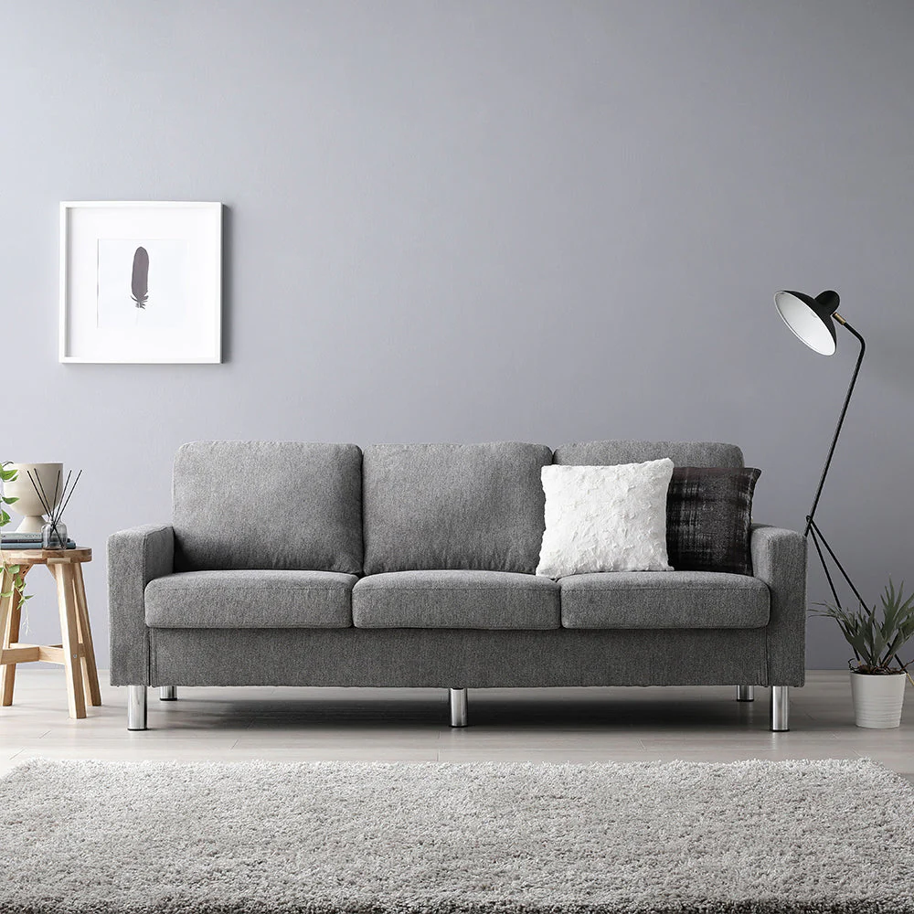 3人掛け 洗える着替えソファ『＆NAME アンドネーム』マスタード - Image 67