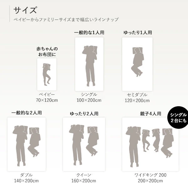 【ベイビー~ファミリーサイズ】抗菌 防臭 防ダニ 防水シーツ フラットタイプ ブラウン - Image 14