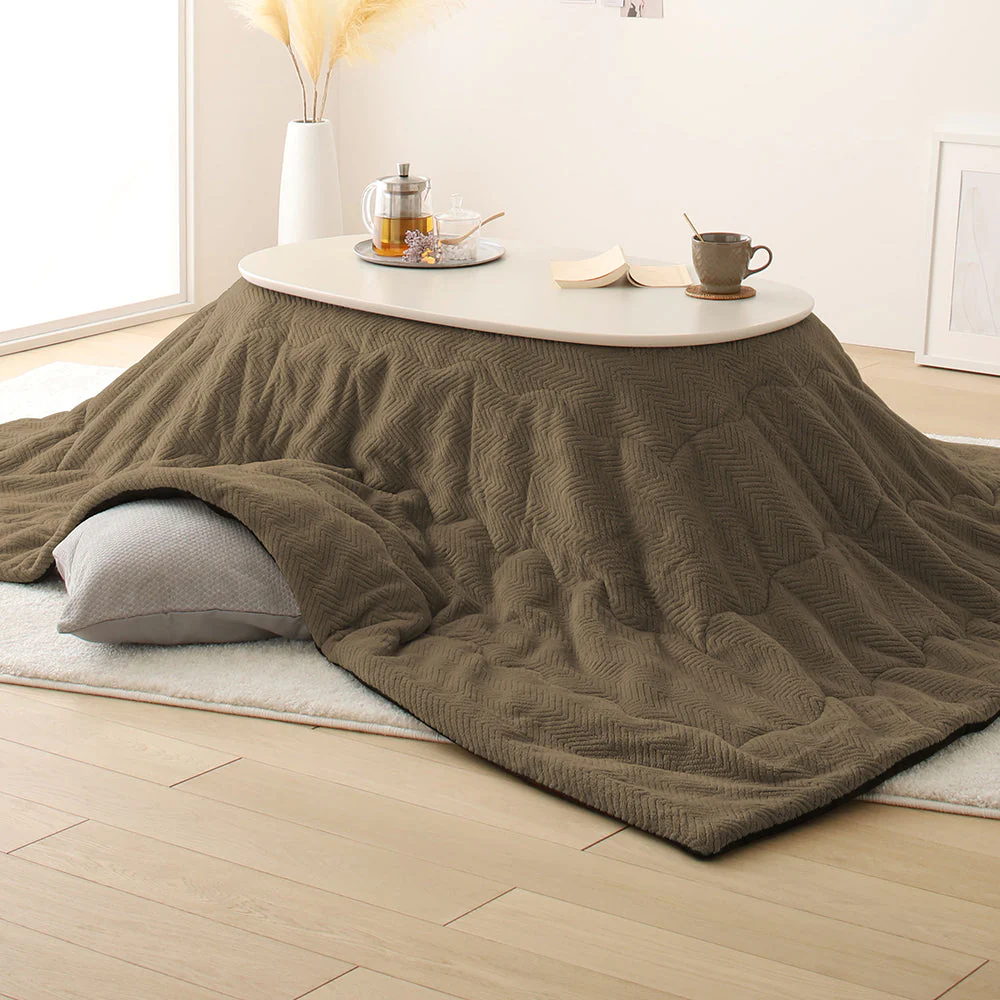 マイクロファイバー こたつ掛け布団(210×170cm) 単品 ベージュ - Image 15