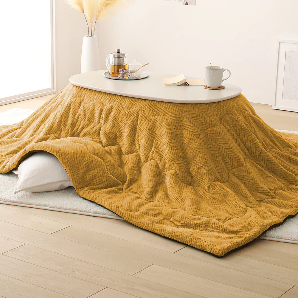 マイクロファイバー こたつ掛け布団(210×170cm) 単品 ブラウン - Image 14