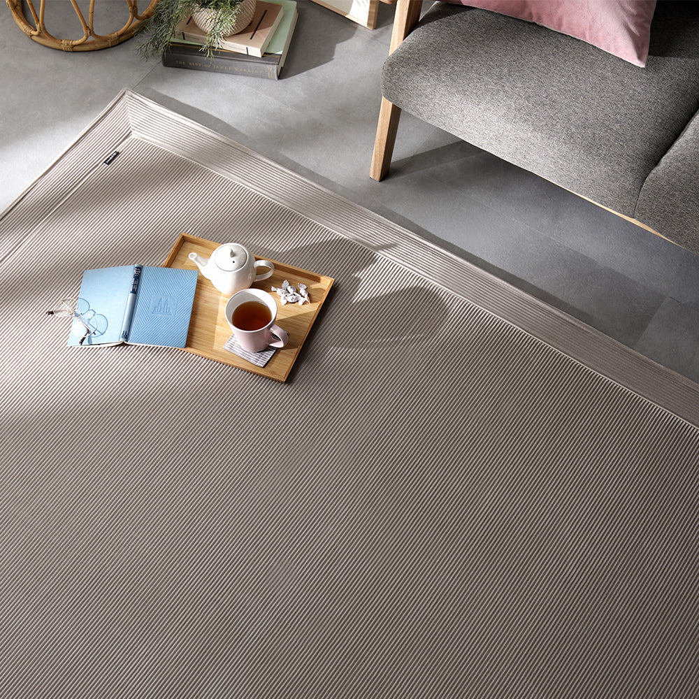 コーデュロイ調フランネル バイカラーシリーズ ラグ こたつ敷布団 180×240cm ピンク - Image 12
