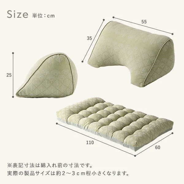 北欧風 たんぽぽモチーフ ジャガード織 こたつ掛け布団 単品 オレンジ - Image 19