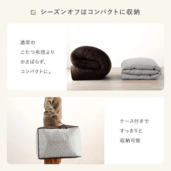 北欧風 たんぽぽモチーフ ジャガード織 こたつ掛け布団 単品 オレンジ - Image 9
