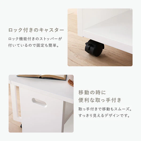 木製 折りたたみダイニング テーブル単品 『Goethe ゲーテ』 ホワイト - Image 11