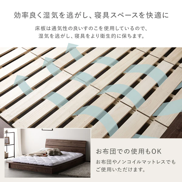 モダンデザイン ローベッド パネルタイプ グレージュ - Image 8