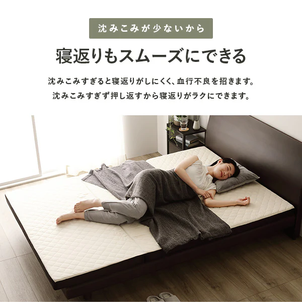 硬質・高密度ウレタンマットレス 3つ折り 335N - Image 8