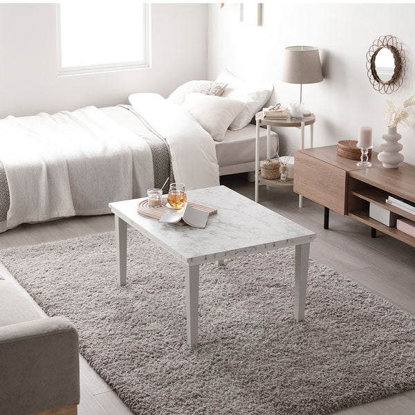 大理石調 こたつテーブル 単品 (75×60cm) - Image 18