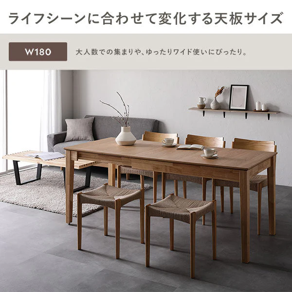 【専用脚単品】 高さが選べる 天然木 エクステンションテーブル 『Spinell スピネル』 高さ65cm オークナチュラル - Image 13