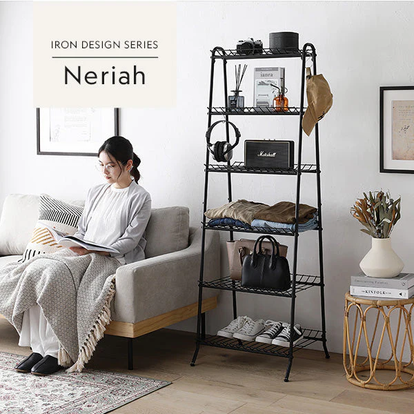 スチールシェルフ 『Neriah ネリア』ホワイト - Image 3