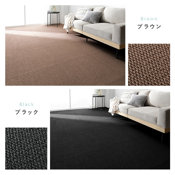 日本製 軽量 洗えるタイルカーペット 遮音 防音 防ダニ 50cm幅 ライトグリーン - Image 6
