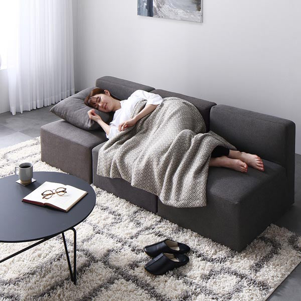 モダンデザインシステムソファ 『Likem ライクム』 カバー単品 ブラウン - Image 29