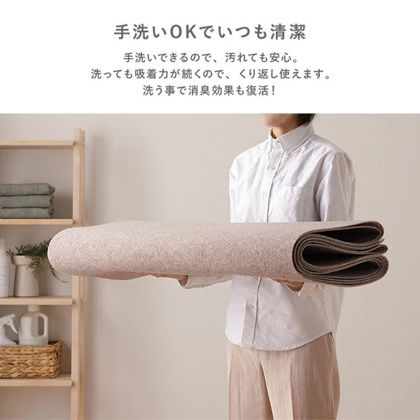 洗える 強吸着ロングカーペット 廊下 キッチン 階段 用 グレー - Image 8