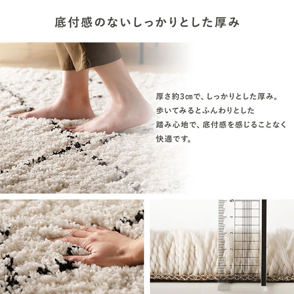 ベルギー製ウィルトン織ベニワレン風ラグ - Image 4