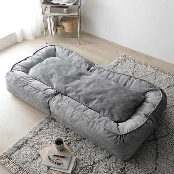 フレキシブルリクライニングソファベッド 3WAY ダスティピンク - Image 17