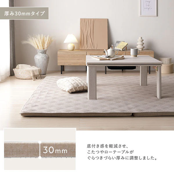 厚さが選べる 極厚 ラグ 『Nolphi ノルフィ』 用 背クッション 単品 I字タイプ ベージュ - Image 7