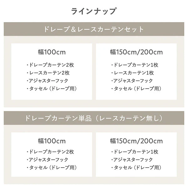 【ドレープ1枚】日本製 遮光率100% 遮熱・遮音に優れた1級遮光カーテン 幅200cm×1枚 ダークグレー - Image 26