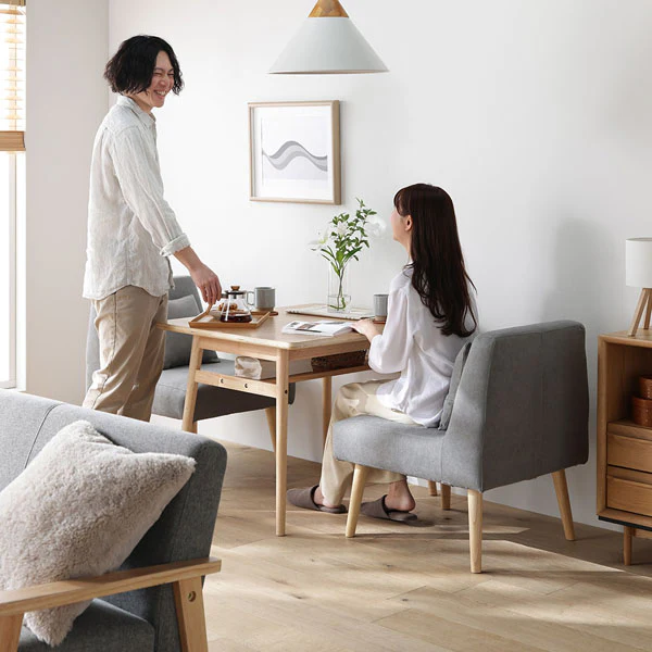 ソファダイニング チェア単品 『Mivo ミヴォ』 シーグリーン - Image 48