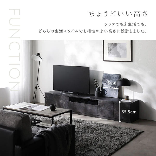 組み替え自在 ワイドテレビボード 『Tivra ティヴラ』 引き出しタイプ 180cm幅 ナチュラル - Image 23