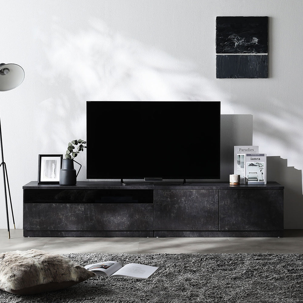 組み替え自在 ワイドテレビボード 『Tivra ティヴラ』 引き出し×扉タイプ 180cm幅 ナチュラル - Image 32