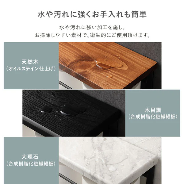 ディスプレイ棚板付き トイレットペーパーホルダー 板棚タイプ 天然木 ダークブラウン - Image 11