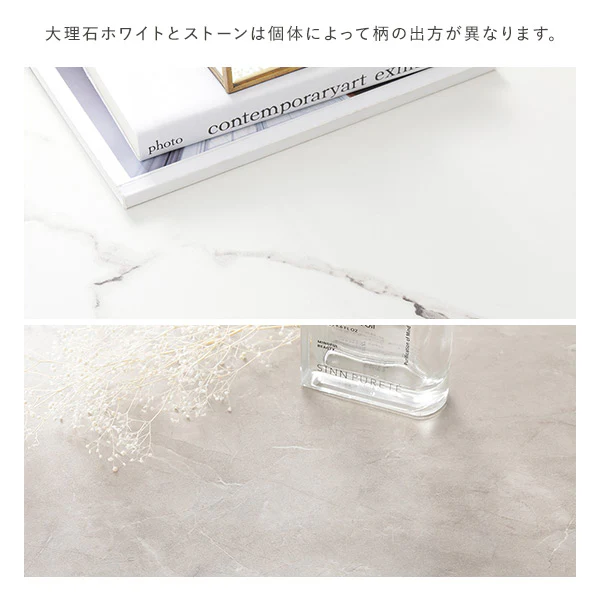 ラウンドサイドテーブル グレー - Image 8