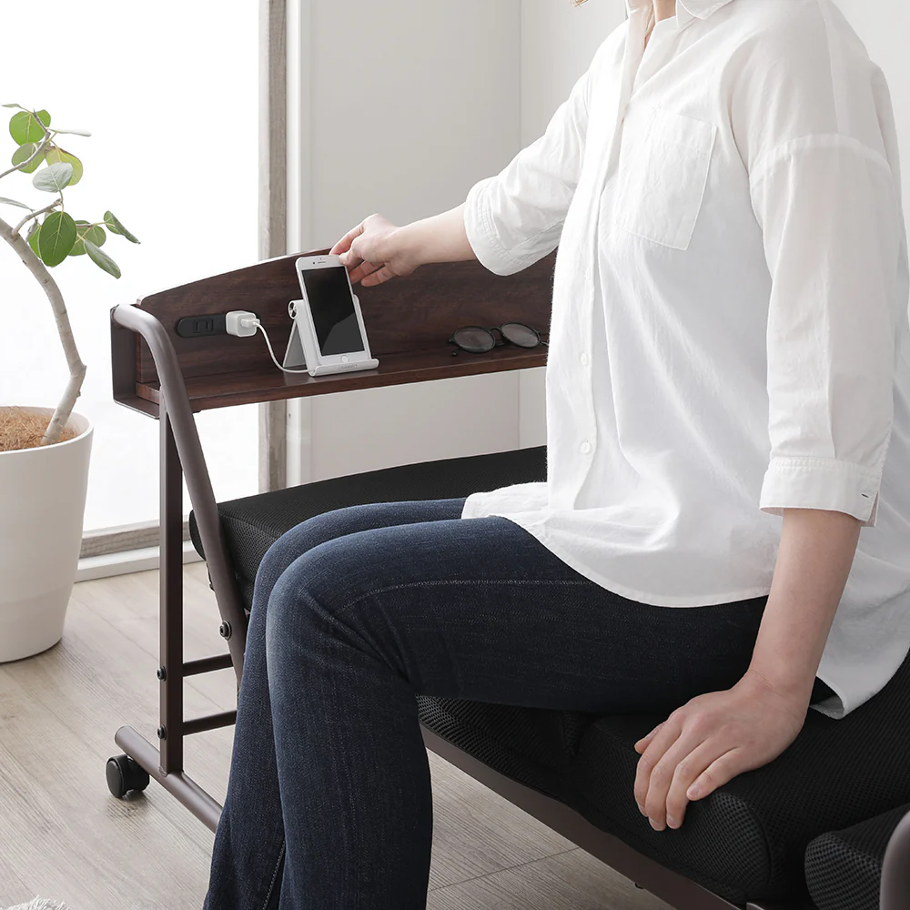棚付き 電動式リクライニングベッド シングル - Image 14